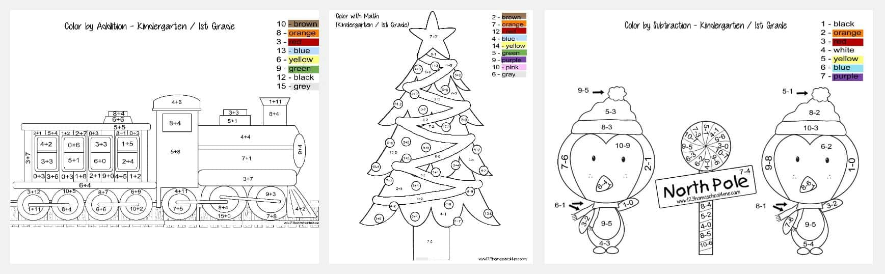 Free Christmas Colornumber