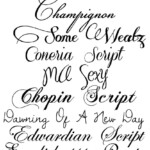 Free Fonts &amp; Macaroons | Cursive Calligraphy Fonts, Free