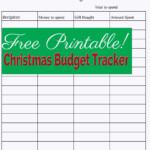 Free Printable! Christmas Budget Tracker | Christmas On A