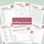 Free Printable Christmas Games For Adults And Older Kids