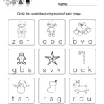 Free Printable Math Christmas Worksheets Kindergarten