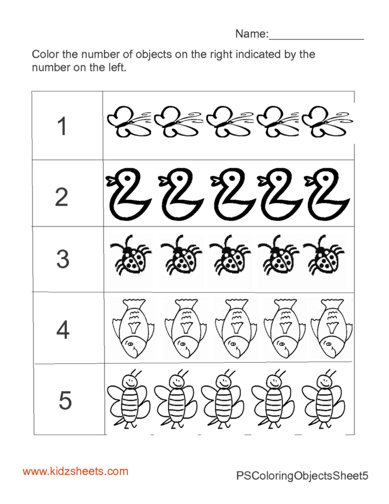 Free Printable Pre Kindergarten Worksheets Worksheet