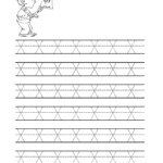 Free Printable Tracing Letter X Worksheets For Preschool