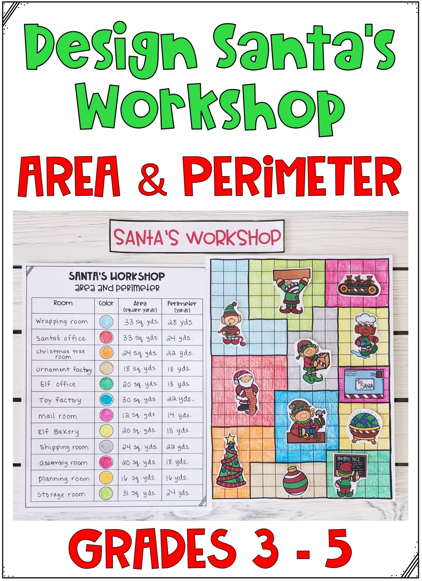 Fun And Engaging Way To Review Area And Perimeter During The