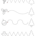 Get The Kids Tracing Lines To Match The Decoration To The