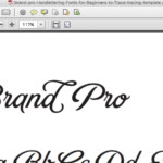 Hand-Lettering: Fonts For Beginners To Trace