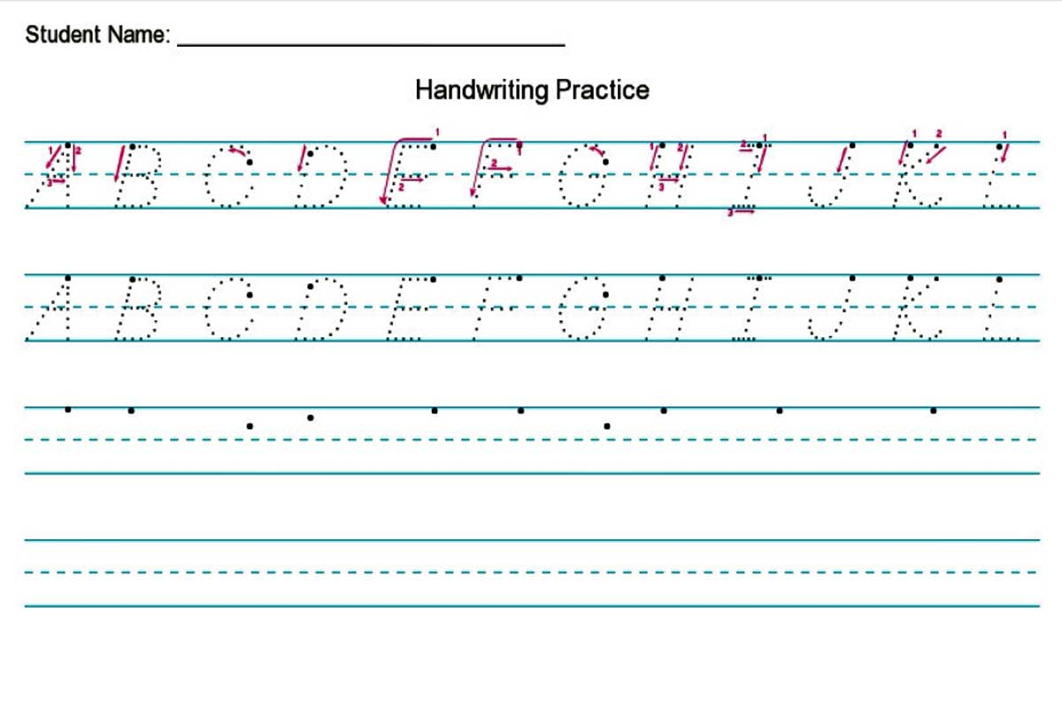 Handwriting Worksheet Creator {Free} – Diy Homeschooler