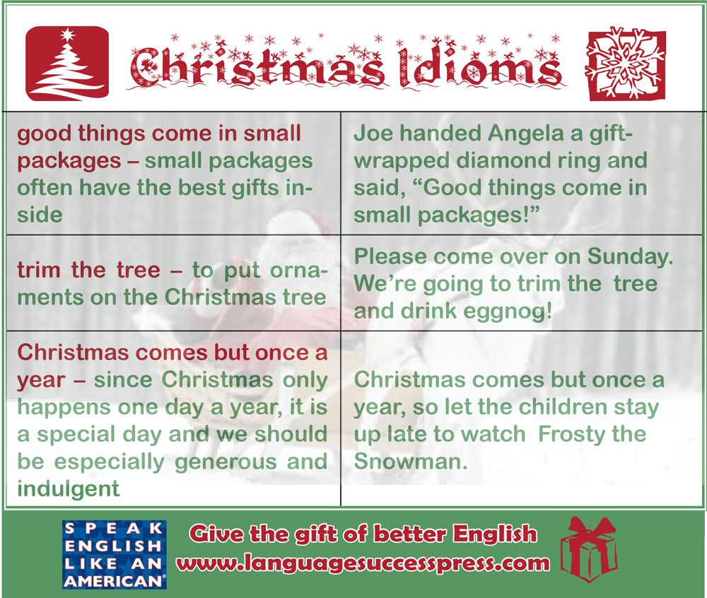 Ho Ho Ho! Idioms To Celebrate #christmas! | Christmas Words