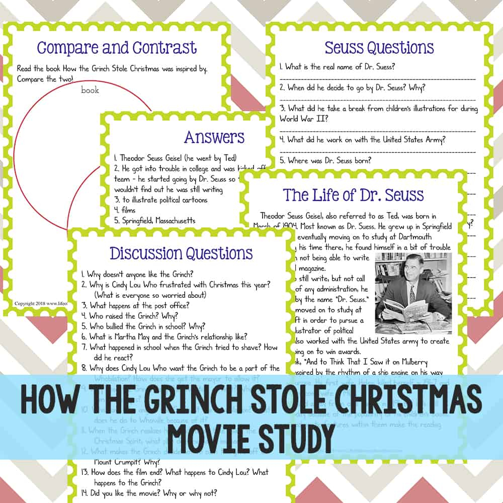 How The Grinch Stole Christmas Movie Study