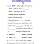 Image Result For Analogies Worksheet | Worksheets For Kids