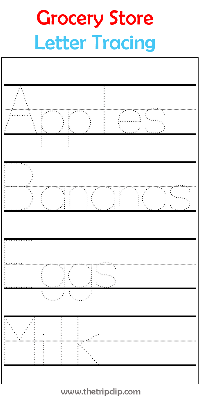 Make Your Own Handwriting Practice | Tracing Letters