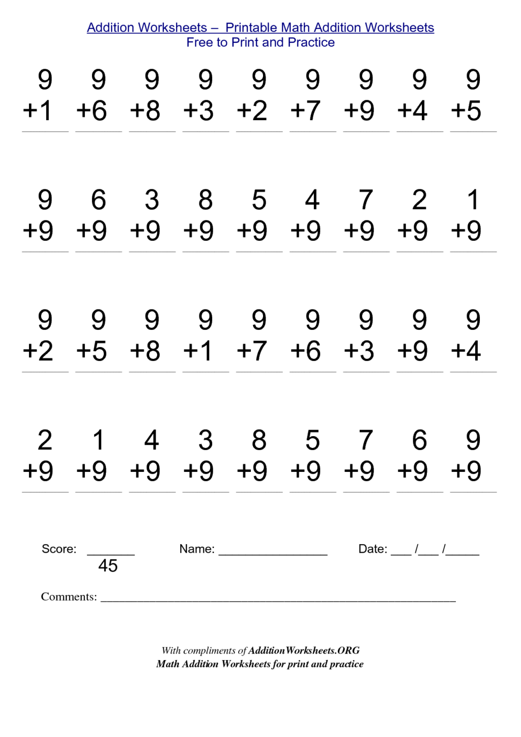 Math Worksheet ~ 2Nd Grade Stuff To Print Addition