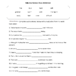 Math Worksheet ~ Adjective Context Clues Worksheet Printable