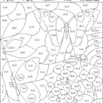 Math Worksheet ~ Christmas Coloring Sheets Puzzles Equal