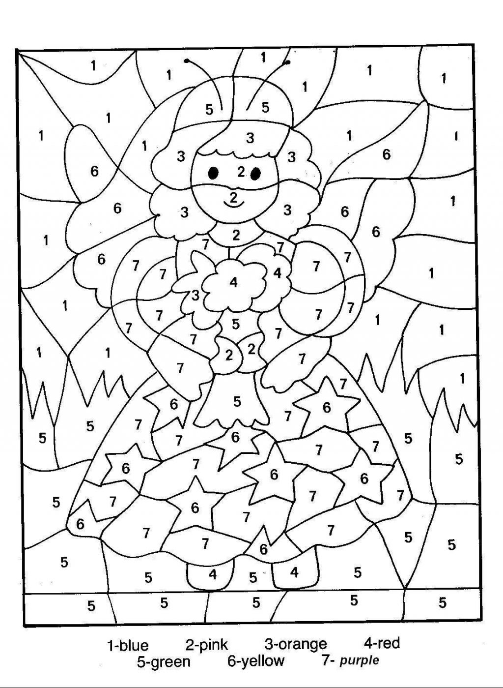 Math Worksheet ~ Christmas Math Coloring Pages Kindergarten