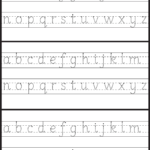 Math Worksheet : Lowercase Small Letter Tracing Worksheet