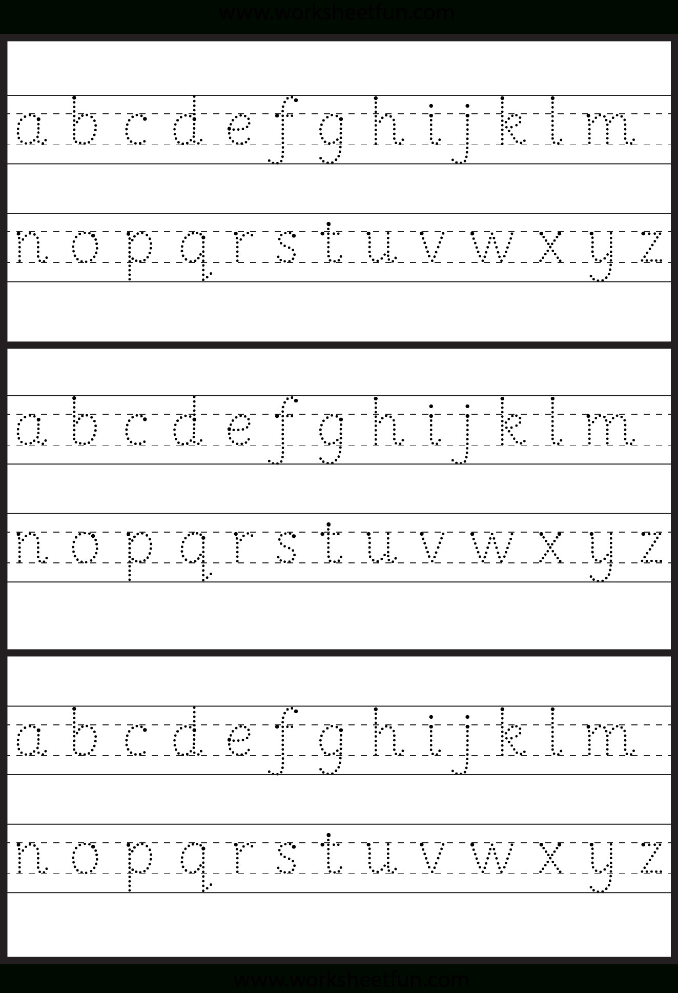 Math Worksheet : Lowercase Small Letter Tracing Worksheet