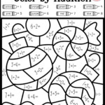 Math Worksheet ~ Multiplication Colornumber 3Rd Grade