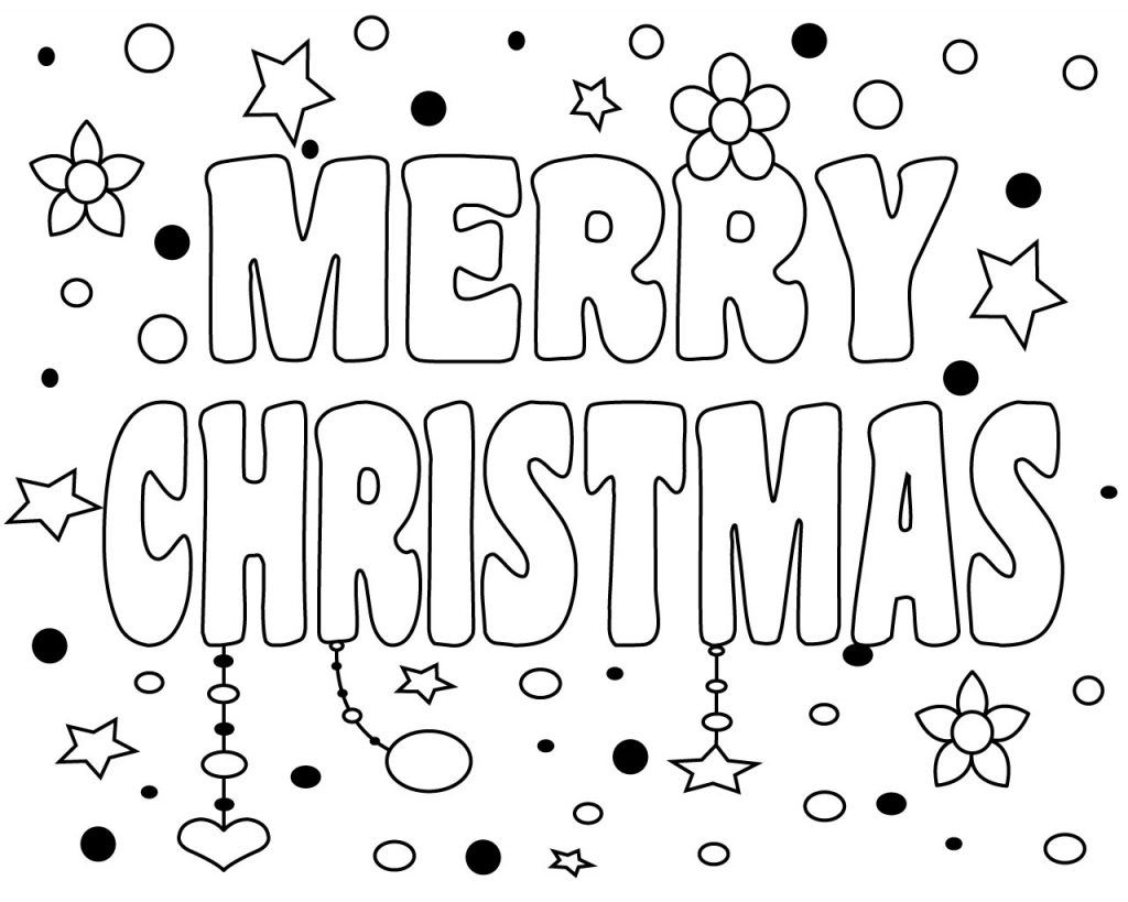Merry Christmas Coloring Pages | Merry Christmas Coloring