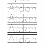 Name Handwriting Worksheets | Tracing Worksheets Preschool