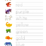 Name-Trace-Worksheet-Color | Preschool Worksheets