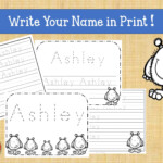 Name Tracing Handwriting Worksheet Personalized Name | Etsy