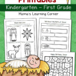 Nativity Worksheet Packet For Kindergarten And First Grade