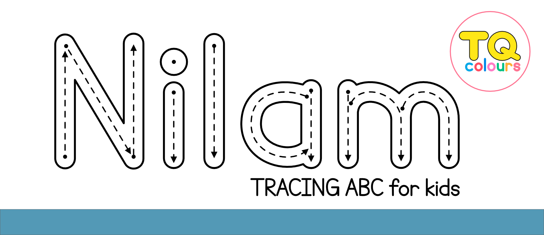 Nilam Tracing Abc Font - 1001 Free Fonts