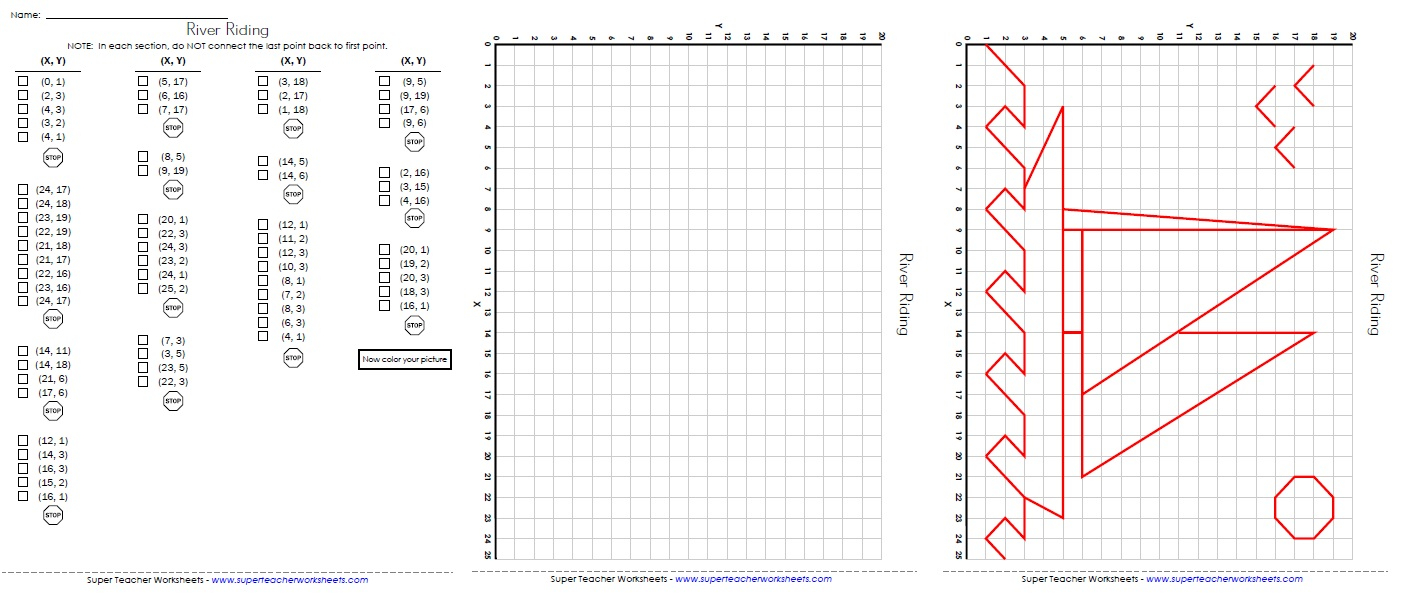 Ordered Pairs And Coordinate Plane Worksheets