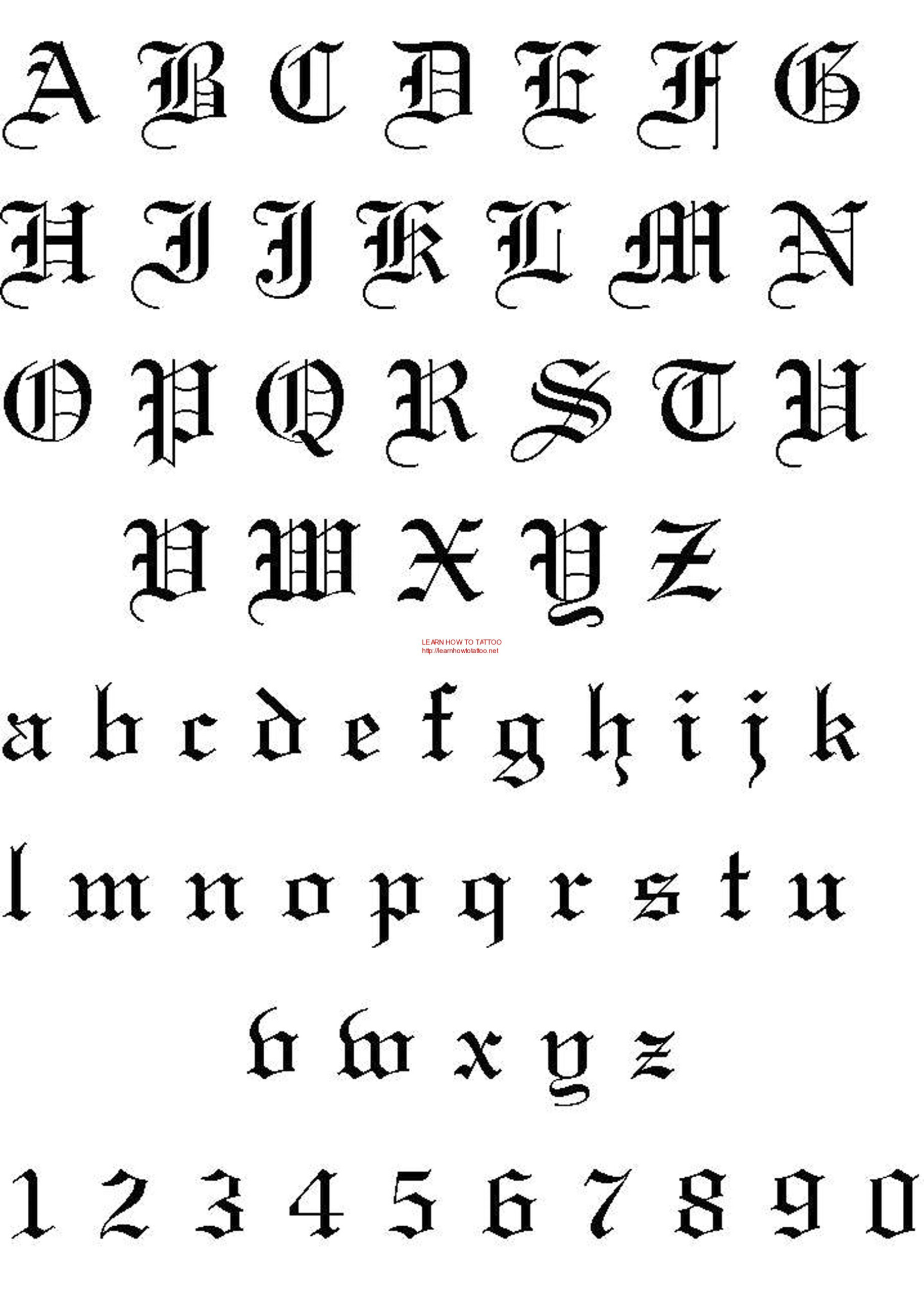 Pinkristiketo On Tattoos | Tattoo Fonts Alphabet