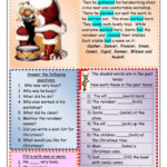 Preparing For Christmas Worksheet - Free Esl Printable
