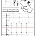 Printable Letter H Tracing Worksheets For Preschool