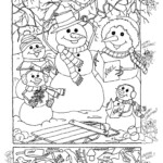 Snowman Hidden Picture Puzzle For Christmas! | Christmas