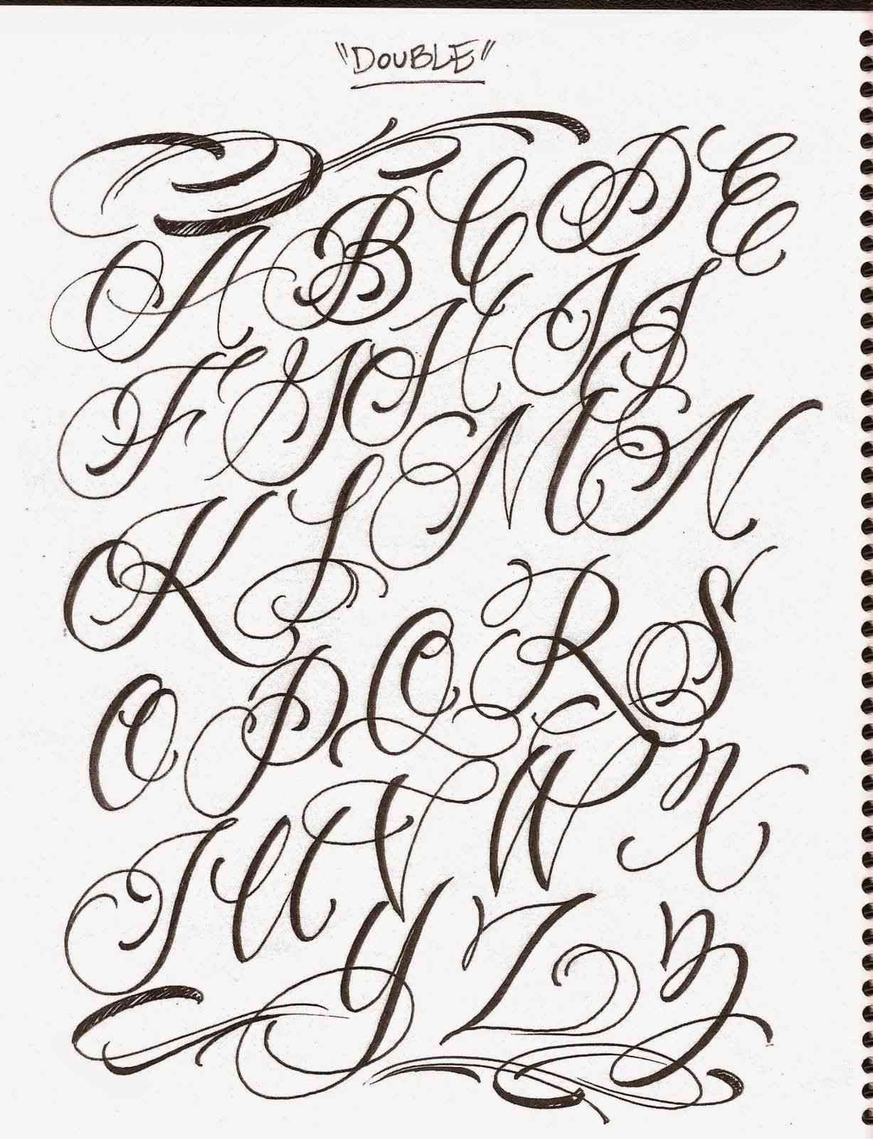 Tattoo Lettering Cursive Styles And Make Your Tattoos