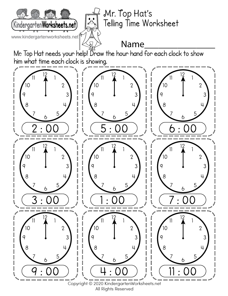 Telling Time Worksheet - Free Printable, Digital, &amp;amp; Pdf