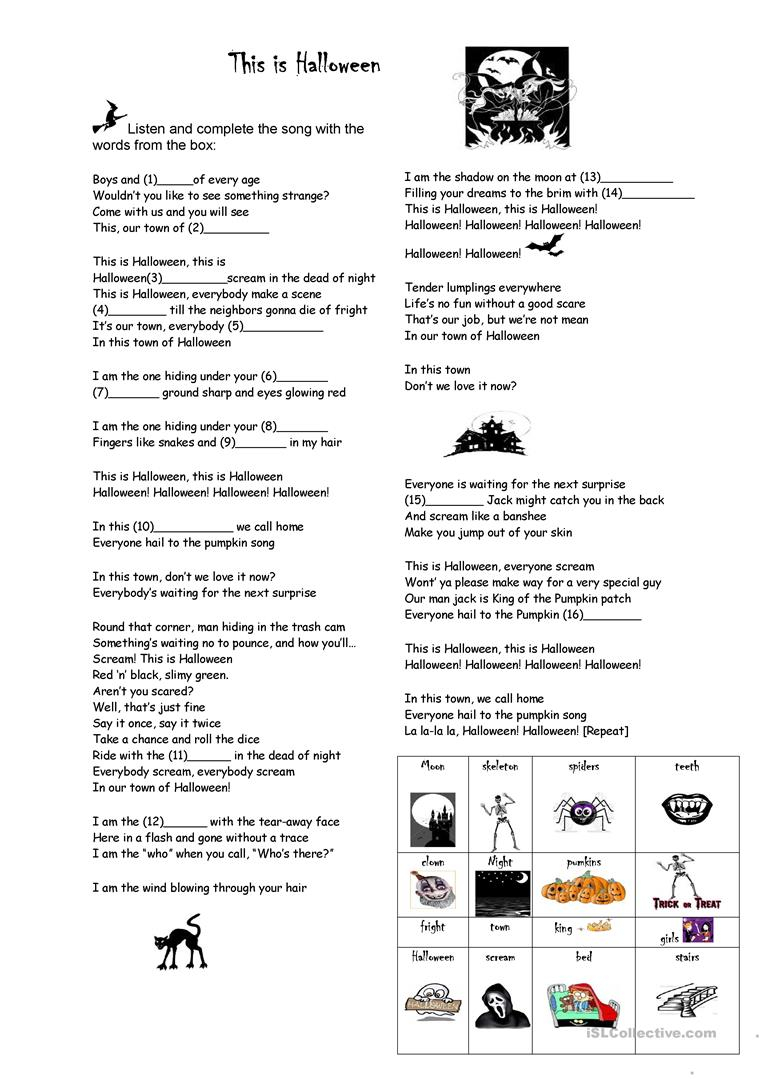 The Nightmare Before Christmas Worksheet Pdf TracingLettersWorksheets