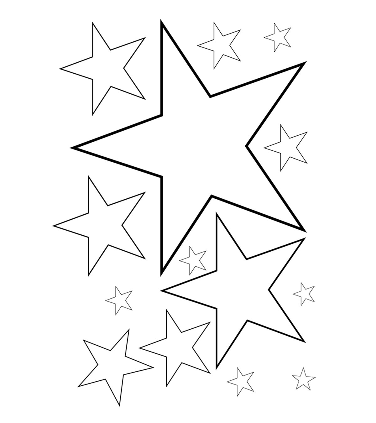 Top 20 Free Printable Star Coloring Pages Online