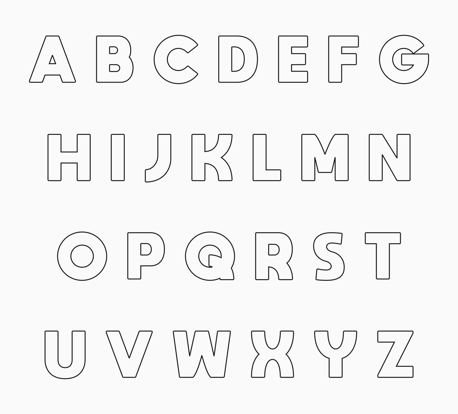 Trace Font