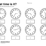 What Time Is It Printable Worksheet | Time Worksheets