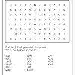 Word Search Puzzle Generator | Making Words Kindergarten