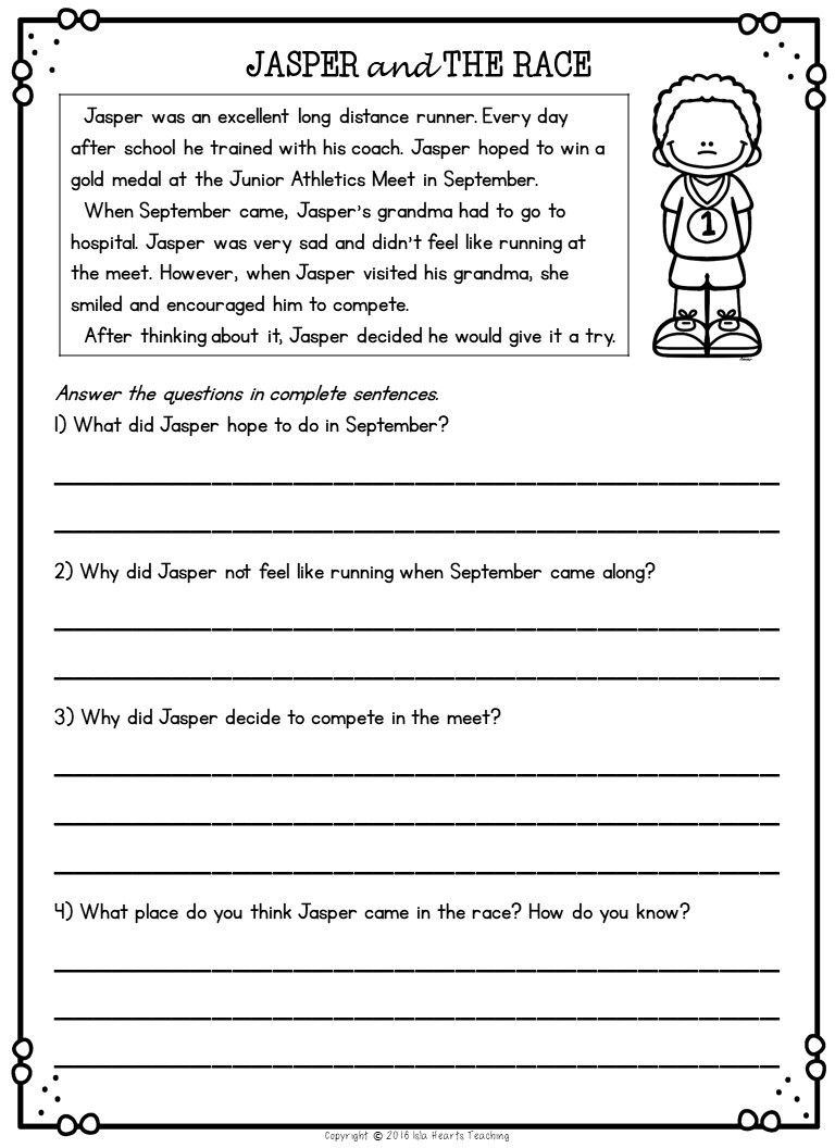 Worksheet ~ Ela Worksheets 2Nd Grade Free Printable Second