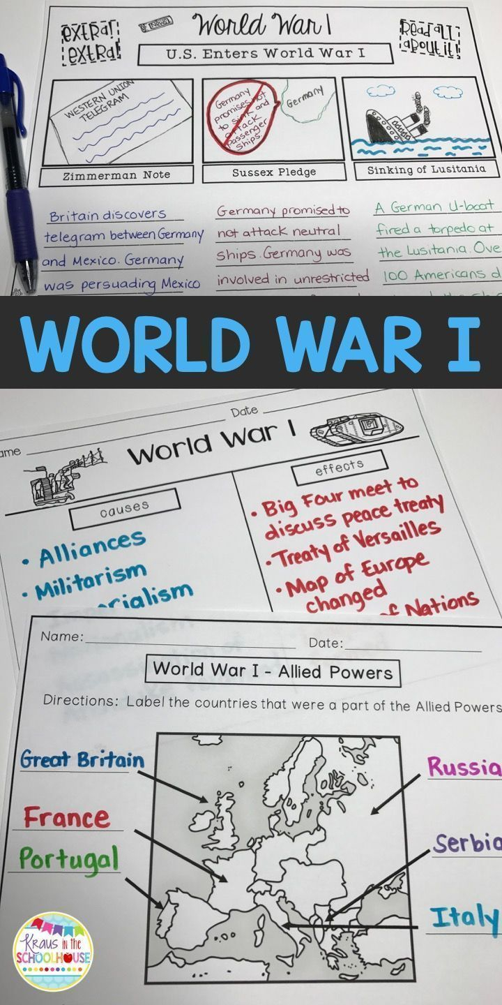 World War 1 Activities | Tpt Digital Activity Distance