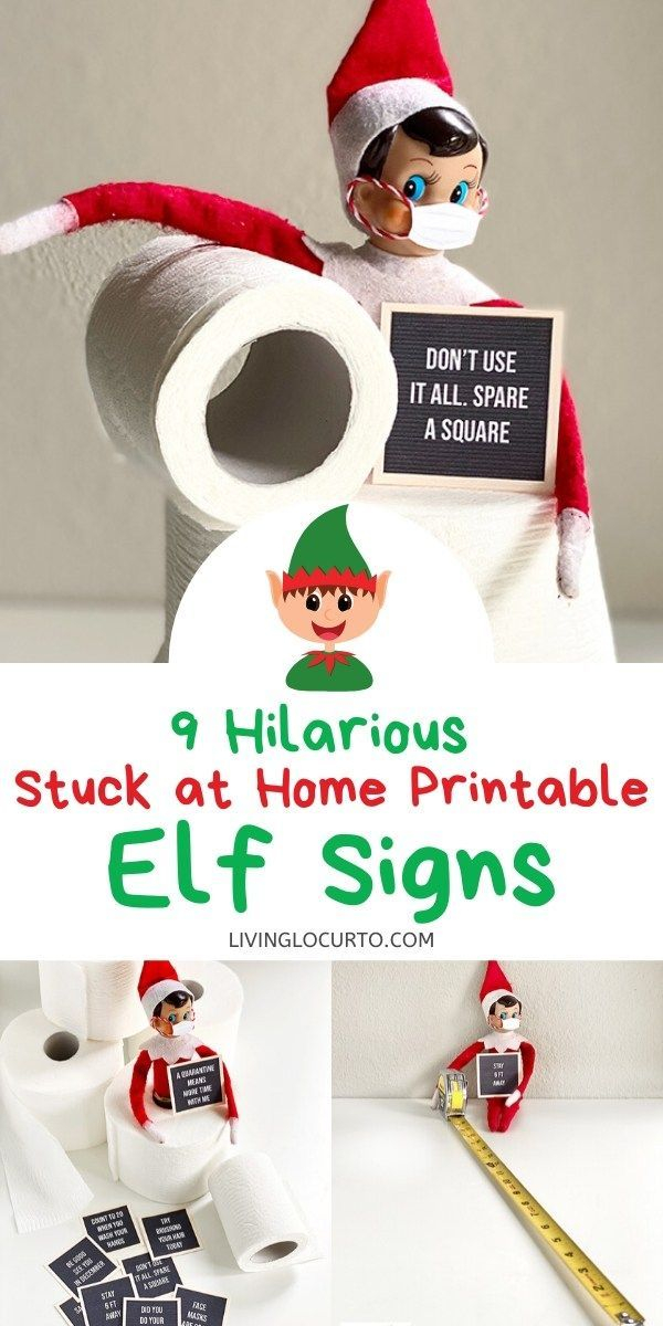 9 Hilarious Stuck At Home Elf Letter Boards Holiday 