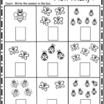 Count The Cute Insects Free Math Worksheet For K Pre K