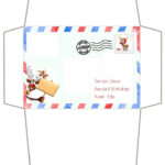 Craft Envelope Letter To Santa Claus Border Reindeer 14
