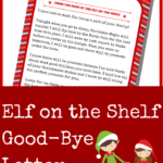 Elf On The Shelf Good Bye Letter A Grande Life