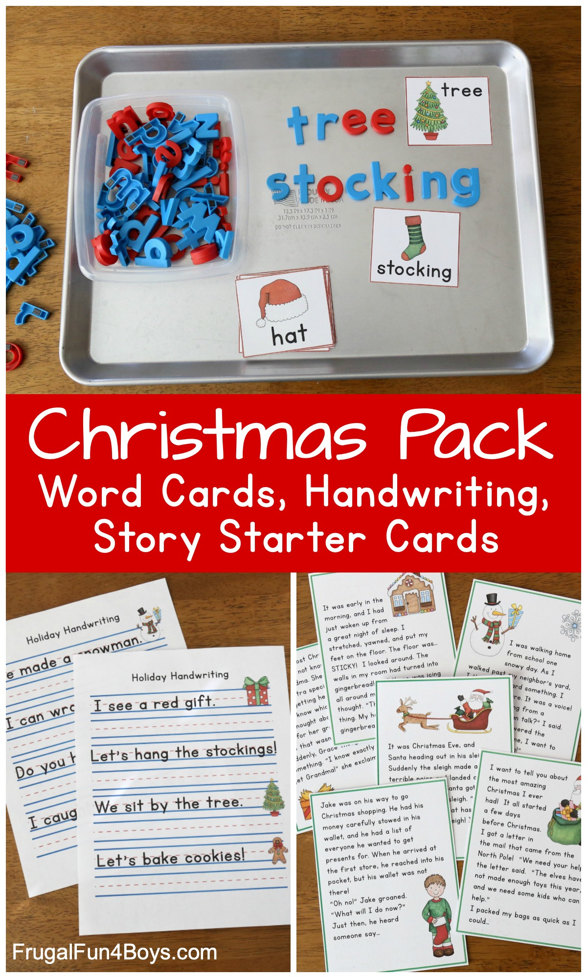 Free Christmas Printable Pack For Kindergarten And First 