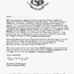 Free Printable Hogwarts Invitation Template Harry Potter