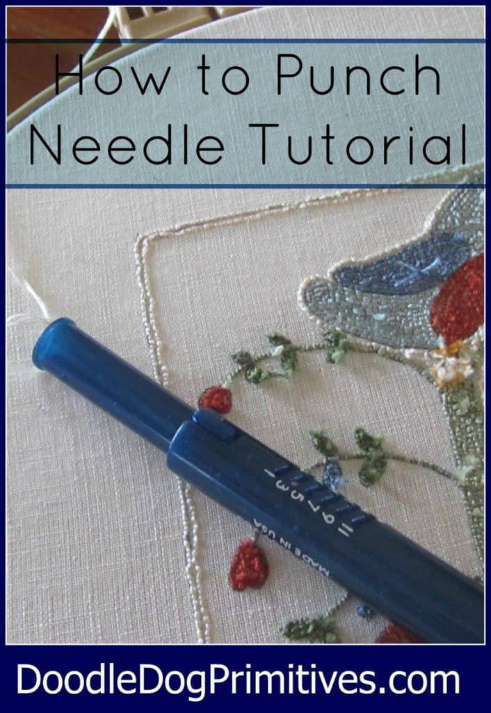 How To Punch Needle Series 1 Tracing The Pattern 