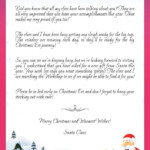 Kids Letters To Santa Enjoy Christmas With Santa Claus
